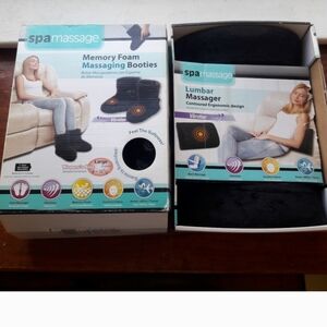 Massagers Back And Foot Spa Bundle